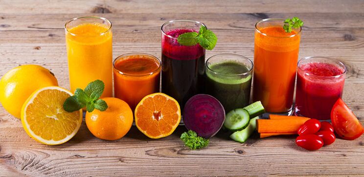weight loss diet with natural juices