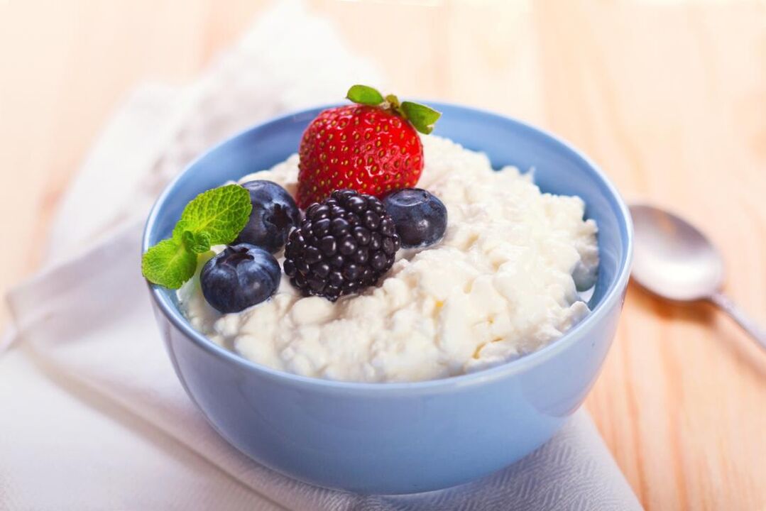 cottage cheese with fruit for a gluten free diet